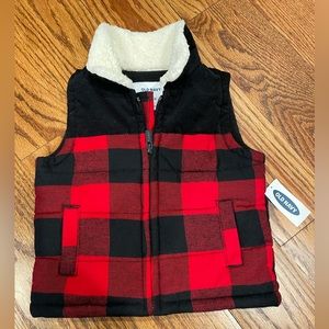 Old Navy Baby Buffalo Plaid Vest